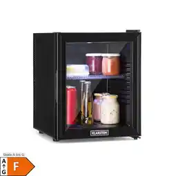 Netto Marken-Discount Brooklyn 32 Mini-Kühlschrank Glastür LED Ablage Schwarz 32 Liter Angebot