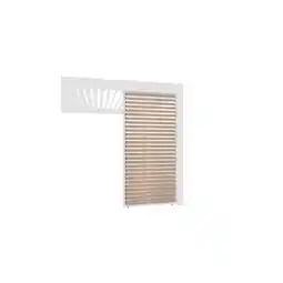 Netto Marken-Discount Pergoline Paneel Horizontal 1,13 Meter weiss holz Angebot