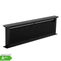 Netto Marken-Discount Royal Flush Eco Dunstabzugshaube 842 m³/h Luftstrom kopffrei EEK A 70 dB LED Schwarz Schwarz Angebot