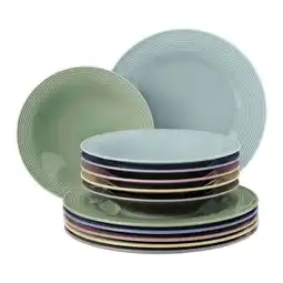 Netto Marken-Discount Seltmann Weiden Tafelservice Beat Color Glaze 12er Set Angebot