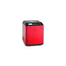 Netto Marken-Discount Vanilla Sky Eiscreme-Maschine Kompressor 2l 180W Edelstahl rot Rot Angebot