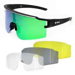 Netto Marken-Discount YEAZ Sport-Sonnenbrille Weiß/Blau SUNTHRILL Set Angebot