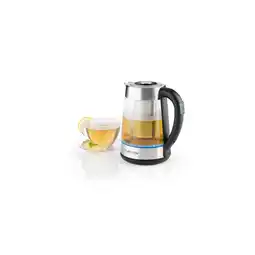 Netto Marken-Discount Ostfriese Wasserkocher 2-in-1 Teekocher 1,7L 2200W LED Edelstahl Glas Angebot