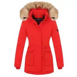 Netto Marken-Discount NAVAHOO Damen Designer Wintermantel Parka mit edlem Fellimitat Schneeengel Angebot