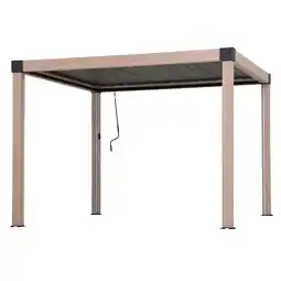 Netto Marken-Discount Sunjoy Multi Pergola MATTERHORN - 306cm x 306cm, eiche Angebot