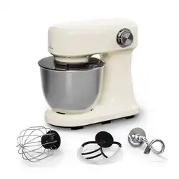 Netto Marken-Discount Bella Evo Küchenmaschine Planetarisches Rührsystem 3 Rühraufsätze 1500W 5l Creme Angebot