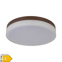 Netto Marken-Discount Näve LED / CCT Deckenleuchte LOLA Ø: 50cm / weiß/braun Angebot