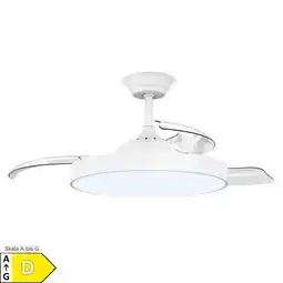 Netto Marken-Discount AirFold Smarter Deckenventilator Einziehbare Flügel Dimmbares LED-Licht Smart Angebot