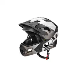 Netto Marken-Discount Rockbros Kinderfahrradhelm 2 in 1 mit abnehmbarem Kinnschutz 12 Lüftungen S Grau Angebot
