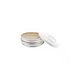 Netto Marken-Discount Wave Cream Unterteller aus hochwertigem Porzellan - 12,5 x 1,5 cm Angebot
