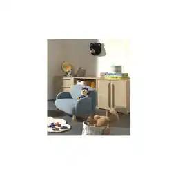 Netto Marken-Discount Kindersofa, Bezug Bouclè Blau Angebot