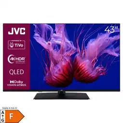 Netto Marken-Discount JVC LT-43VUQ3455 QLED Fernseher 43 Zoll Smart TV TiVo 4K UHD, HDR Dolby Vision, 6 Monate HD+ (2026) Angebot