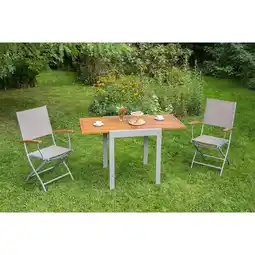 Netto Marken-Discount Merxx Naxos Set 3tlg. Balkonausziehtisch Angebot