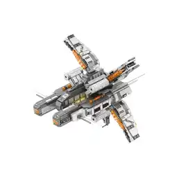 Netto Marken-Discount Reobrix 782 Raumfregatte mit LED 906 Teile 26,5 cm ab 14 Angebot