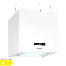Netto Marken-Discount Kronleuchter Smart Inselabzugshaube 595m³/h App-Steuerung LED-Panel Weiß Angebot