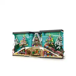 Netto Marken-Discount Reobrix 66033 Weihnachtsbuch Klemmbaustein Displaymodell 3260 Teile ab 14 Angebot