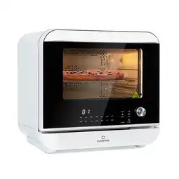 Netto Marken-Discount Vita Pro Heißluftfritteuse Dampfgaren 2450 W 18 Ltr 800 ml Wassertank Weiß Angebot
