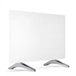 Netto Marken-Discount Wonderglass Infrarot-Panel 480W 7 - 14m² Modernes Glas-Design 90cm x 58cm Weiß 480 Watt Angebot