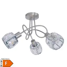 Netto Marken-Discount Näve 3er LED Deckenleuchte JOSEFA stahl blank Angebot