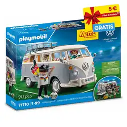 Netto Marken-Discount Playmobil VW Fan Bulli + 5 € Filial-Gutschein Angebot