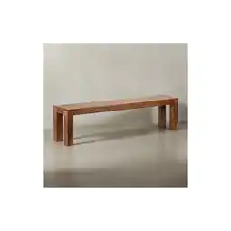 Netto Marken-Discount KADIMA DESIGN Sitzbank Landhaus-Stil: Massivholz, Akazie/Sheesham, handgefertigt Angebot