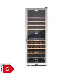 Netto Marken-Discount Vinamour 54 Duo Weinkühlschrank 2 Zonen 148 Ltr 54 Fl Touch-Display Angebot