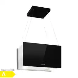 Netto Marken-Discount Kronleuchter L Inselabzugshaube 60cm Abluft: 590m³/h LED Touch Glas Schwarz Angebot