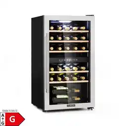 Netto Marken-Discount Vinamour 29 Duo Weinkühlschrank 2 Zonen 80L/29 Flaschen 5-22°C Touch 29 Flaschen 2 Kühlzonen Angebot
