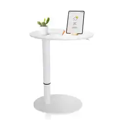 Netto Marken-Discount hjh OFFICE Stehschreibtisch STAND III MDF Platte, Gestell aus Stahl Angebot