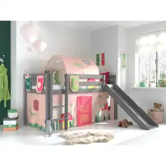 Netto Marken-Discount Spielbett Pino inkl. Rutsche mit Textilset Vorhang, Tunnel und 3 Taschen versch. Designs Angebot