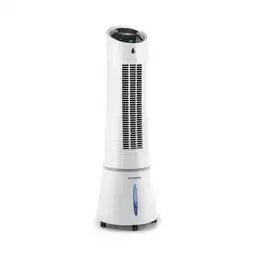 Netto Marken-Discount Skyscraper Ice 4-in-1 Luftkühler Ventilator 180 m³/h 30 W Oszillation mobil Fernbedienung Weiß Angebot