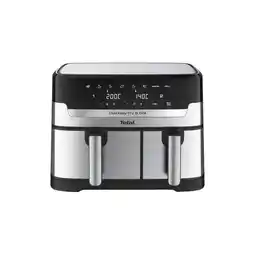Netto Marken-Discount Tefal EY905D Easy Fry & Grill Dual Heißluftfritteuse ede Angebot