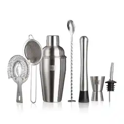 Netto Marken-Discount Cocktail-Set (7tlg.) Bar in a Box, Edelstahl Angebot