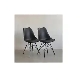 Netto Marken-Discount KADIMA DESIGN Skandinavische Esszimmerstühle, 2er Set, Samt oder Kunststoff, verschiedene Farben Angebot