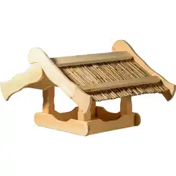 Netto Marken-Discount dobar Vogelhaus Kunoy mit Schilfdach, für Ständer Angebot