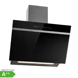 Netto Marken-Discount Ava 60 Dunstabzugshaube 60cm Wandhaube WiFi A++ 515m³/h Touch Schwarz Angebot