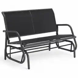 Netto Marken-Discount tectake Schaukelbank, 2-Sitzer, sanfter Schaukelmechanismus, 121 x 72 x 86,5 cm Angebot
