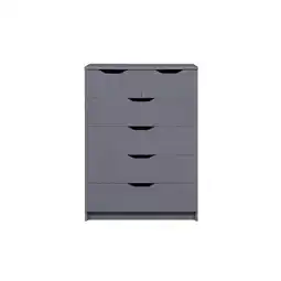Netto Marken-Discount Inter Link Kommode Silenzia 6 Schubladen in grau Angebot