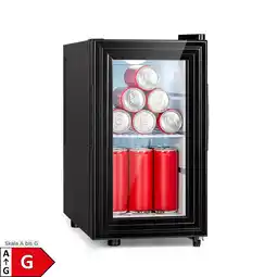 Netto Marken-Discount Brooklyn 23 Slim Kühlschrank LED Kunststoff-Einsatz Glastür Angebot