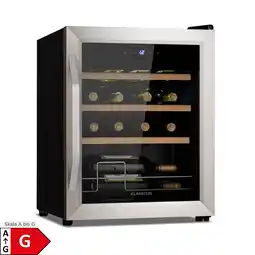 Netto Marken-Discount Vinamour 16 Uno Weinkühlschrank 16Fl./42l 5-18°C 41dB Glas Edelstahl 16 Flaschen 1 Kühlzone Angebot