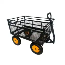 Netto Marken-Discount Westmann Transportwagen Transio schwarz 76x130x86cm Angebot