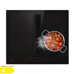 Netto Marken-Discount Chef-Fusion Down Air System Induktionsherd + Abzugshaube 60cm 600 m³/h Abluftleistung EEC A Angebot