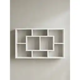 Netto Marken-Discount KADIMA DESIGN Wandregal RUR: Modernes Design, MDF, 85x47.5x16 cm, melaminharzbeschichtet Angebot