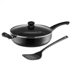 Netto Marken-Discount Mäser Hochraumpfannen Set, 3-tlg., Aluminium Ezaki Schwarz Angebot