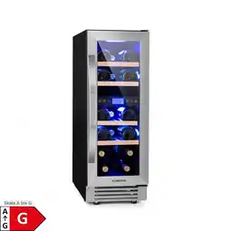Netto Marken-Discount Vinovilla 17 Built-In Duo Weinkühlschrank 2 Zonen 53l 17 Fl. Glastür Edelstahl gebürstet Angebot