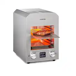 Netto Marken-Discount Hannibal Hochtemperaturgrill Indoor 2.200W 850°C Edelstahl silber Angebot