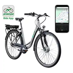 Netto Marken-Discount Zündapp Z502 E Bike Damen 28 Zoll grau/grün 50 cm Angebot