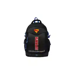 Netto Marken-Discount Superman Kinder Rucksack Schulrucksack mit 3 Fächern Angebot