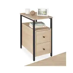 Netto Marken-Discount tectake Nachttisch, Industrial Style, 2 Ablagen und 2 Schubladen, 30 x 49,5 x 61,5 cm Angebot