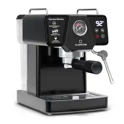 Netto Marken-Discount Libeica Espressomaschine 1350 W 19 bar Touch Edelstahl Temperatur- und Druckanzeige Schwarz Angebot